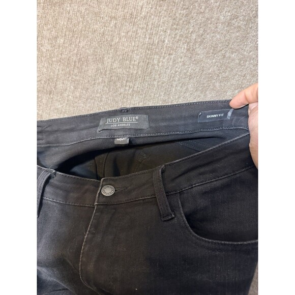 Judy Blue High‎ Rise Skinny Fit JB88450 Washed Black Size 13/31 - Picture 4 of 9